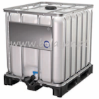 Depósito IBC de 1000L Homologado UN con palet de plástico Depósito IBC de 1000L Homologado UN con palet de plástico