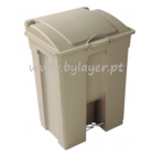 Contenedor de basura con ruedas 60L con pedal