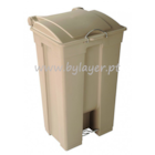 Contenedor de basura 85L con ruedas y pedal