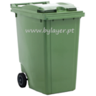 Contenedor de basura con ruedas 360L
