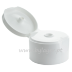 Tapa FLIP TOP de rosca 28/410 blanca liso