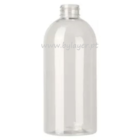 Botella PET cilindrica de 500 ml transparente