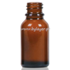 Botella Vidrio de 15ml ámbar 