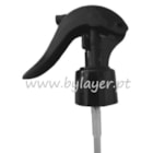 Tapa pistola de rosca 28/410 negra liso