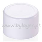 Tampa de rosca 24/410 branco liso