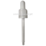 Tapa rosca precintable estriada blanca PP18 con pipeta cuentagotas para botella 50ml