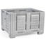 Contenedor palet de 650L rejado (1200x1000x760mm) con 4 pies
