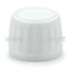 Tapón de rosca a presintable 28/410 blanco estriado ancho con liner