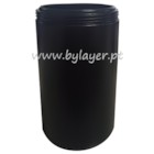 Bote 1000ml en HDPE negro
