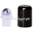 Tapón ROLL-ON de rosca 18/415 negro liso con bola de acero