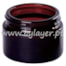 Bote vidrio 50ml ámbar con 56mm diámetro