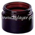 Bote vidrio 50ml ámbar con 56mm diámetro