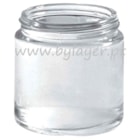 Bote vidrio 100ml transparente con 61mm diámetro