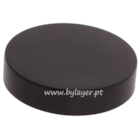 Tapa negra de rosca de 59 mm para tarro de vidrio de 100 ml