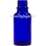 Botella Vidrio de 30ml azul Ø33