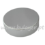 Tapa blanca de rosca de 52 mm lisa para tarro de vidrio de 50 ml