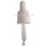 Tapa rosca precintable estriada blanco PP18 con pipeta cuentagotas con punta curva negro para botella 10ml