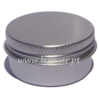 Bote en aluminio 15ml con diámetro 39mm con tapa