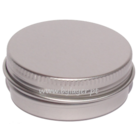 Bote en aluminio 30ml con diámetro 52mm con tapa