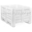 Contenedor palet de 610L cerrado (1200x1000x760mm) con 2 patines